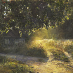 Раннее утро (Гуашь)
